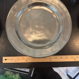 Juliska Pewter set of 4 Dinner Plate